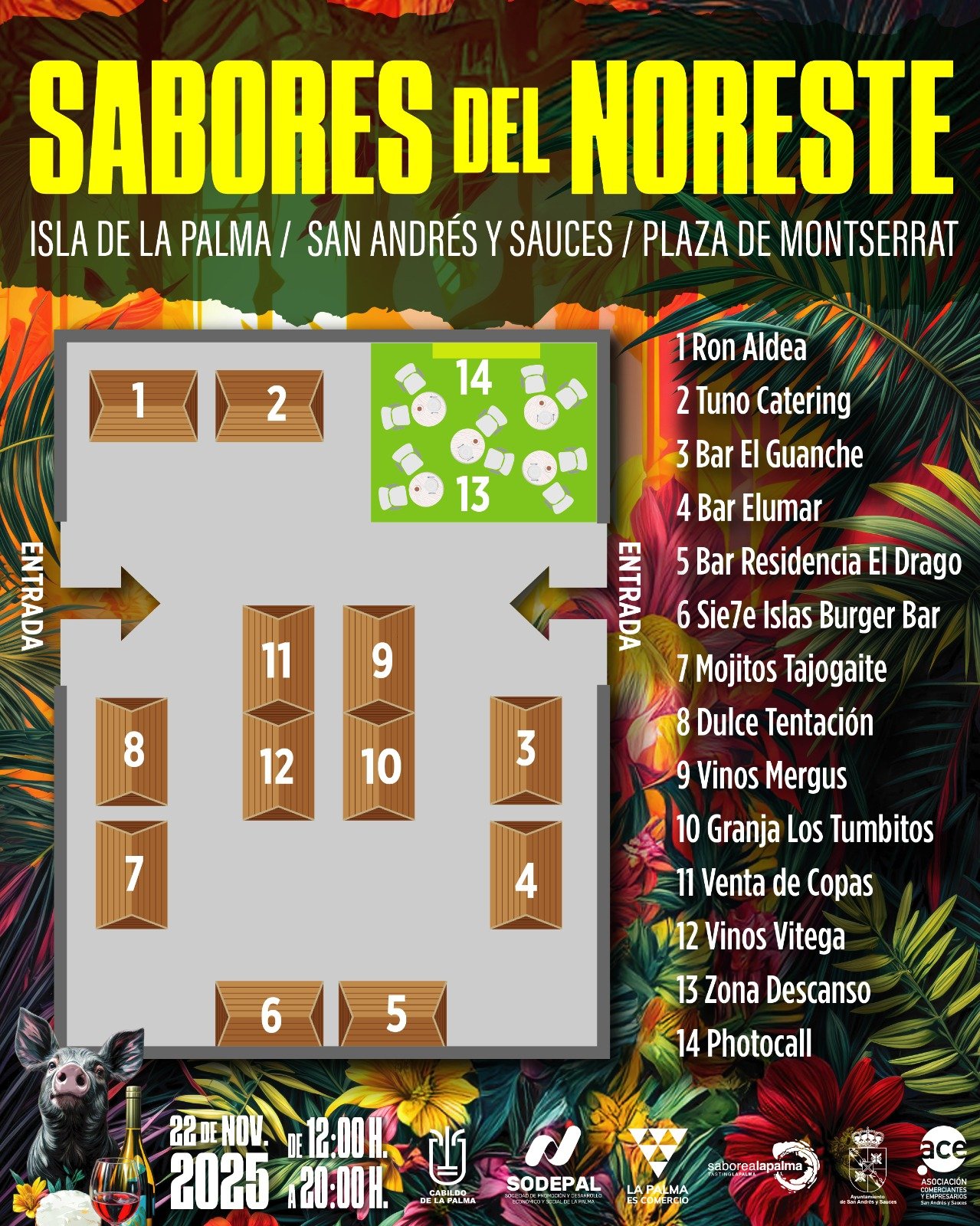 Gastronomía local en San Andrés y Sauces: ‘Sabores del Noreste’ promueve productos de kilómetro cero