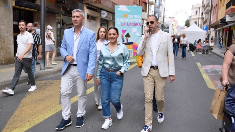 La Laguna transforma Heraclio Sánchez en escenario participativo en Noche en Blanco 2025