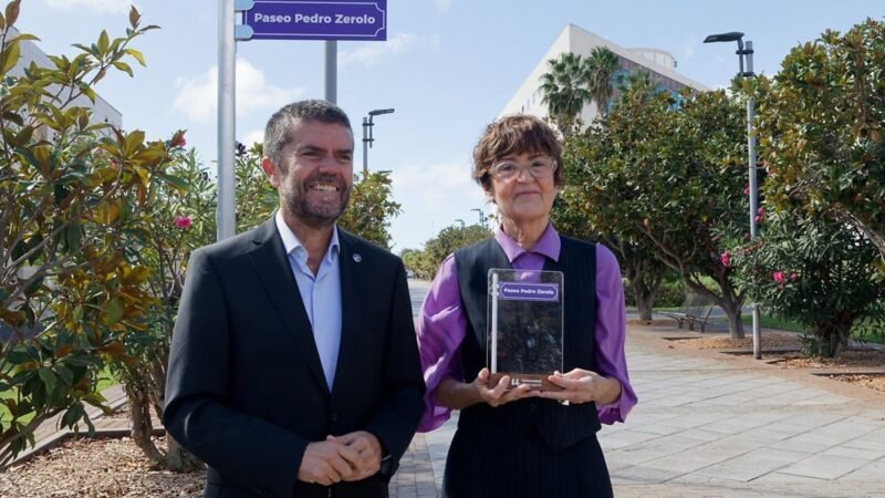 La Universidad de La Laguna honra a Pedro Zerolo con un paseo en su campus