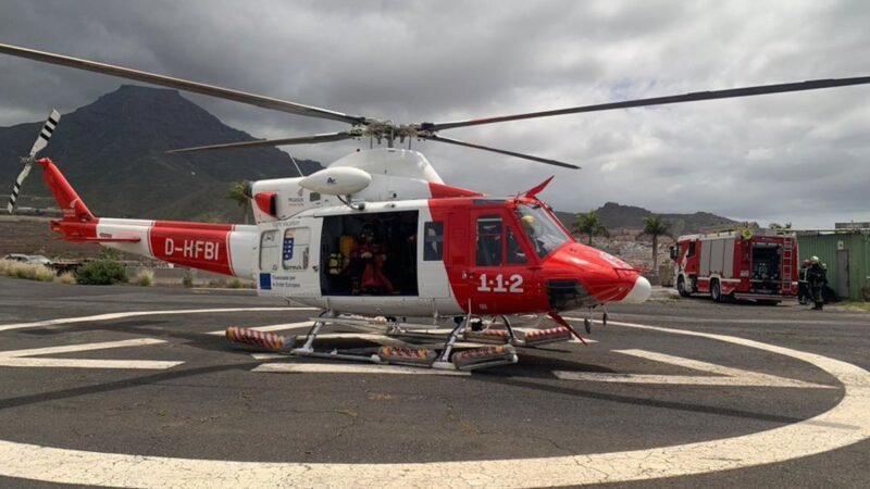 Parapentista resulta herido en Barranco del Infierno (Tenerife)