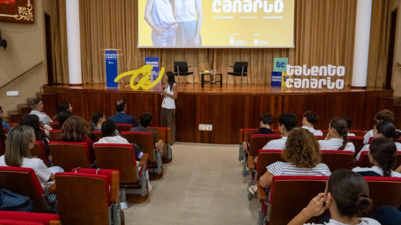 Presentación de Talento Canario en el Cabildo de Lanzarote: inspirando a la juventud del Archipiélago.