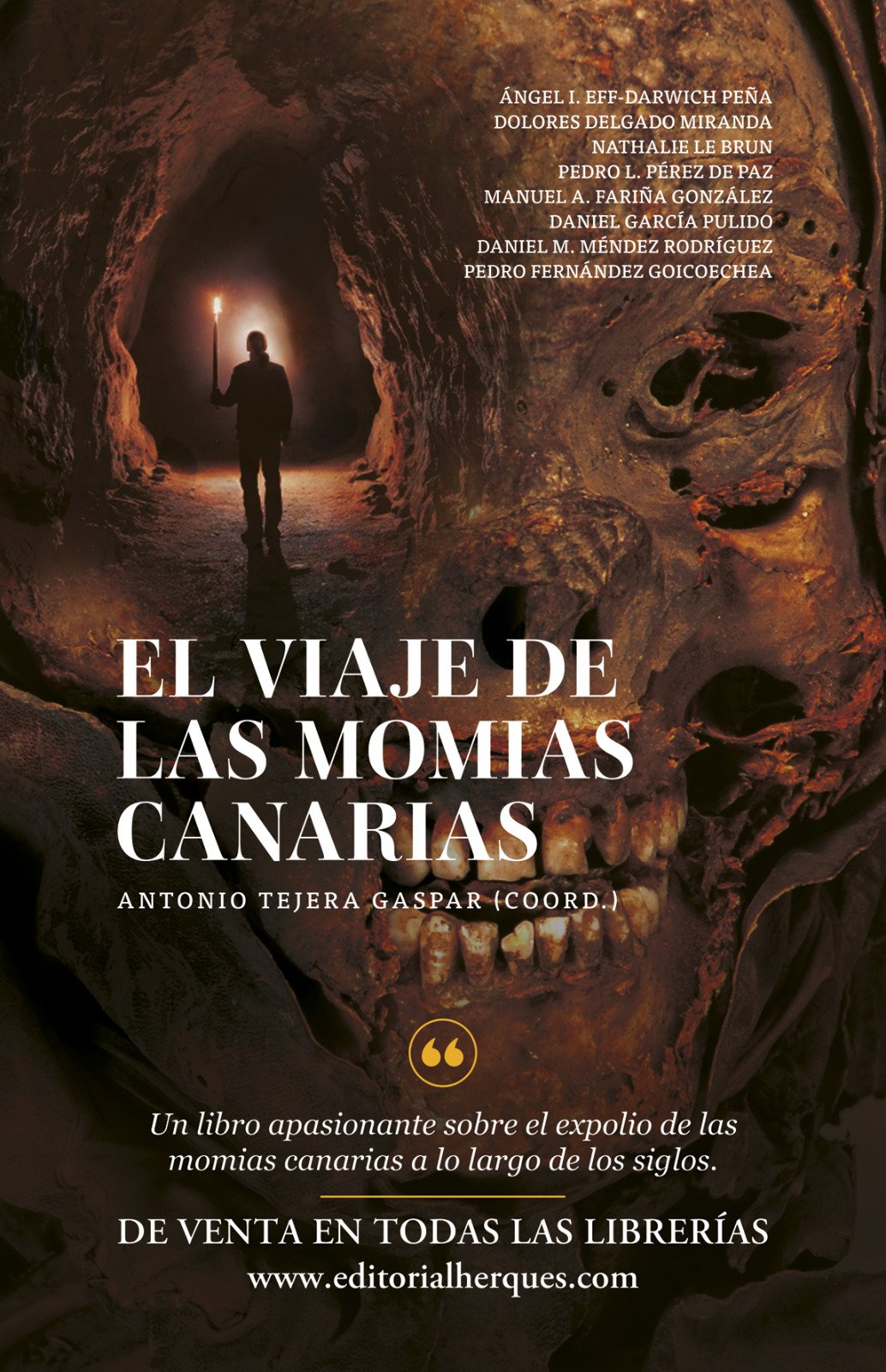 Presentación del libro ‘El viaje de las momias canarias’ en el Cabildo el martes 4 de noviembre a las 19:00 horas. ¡No te lo pierdas!