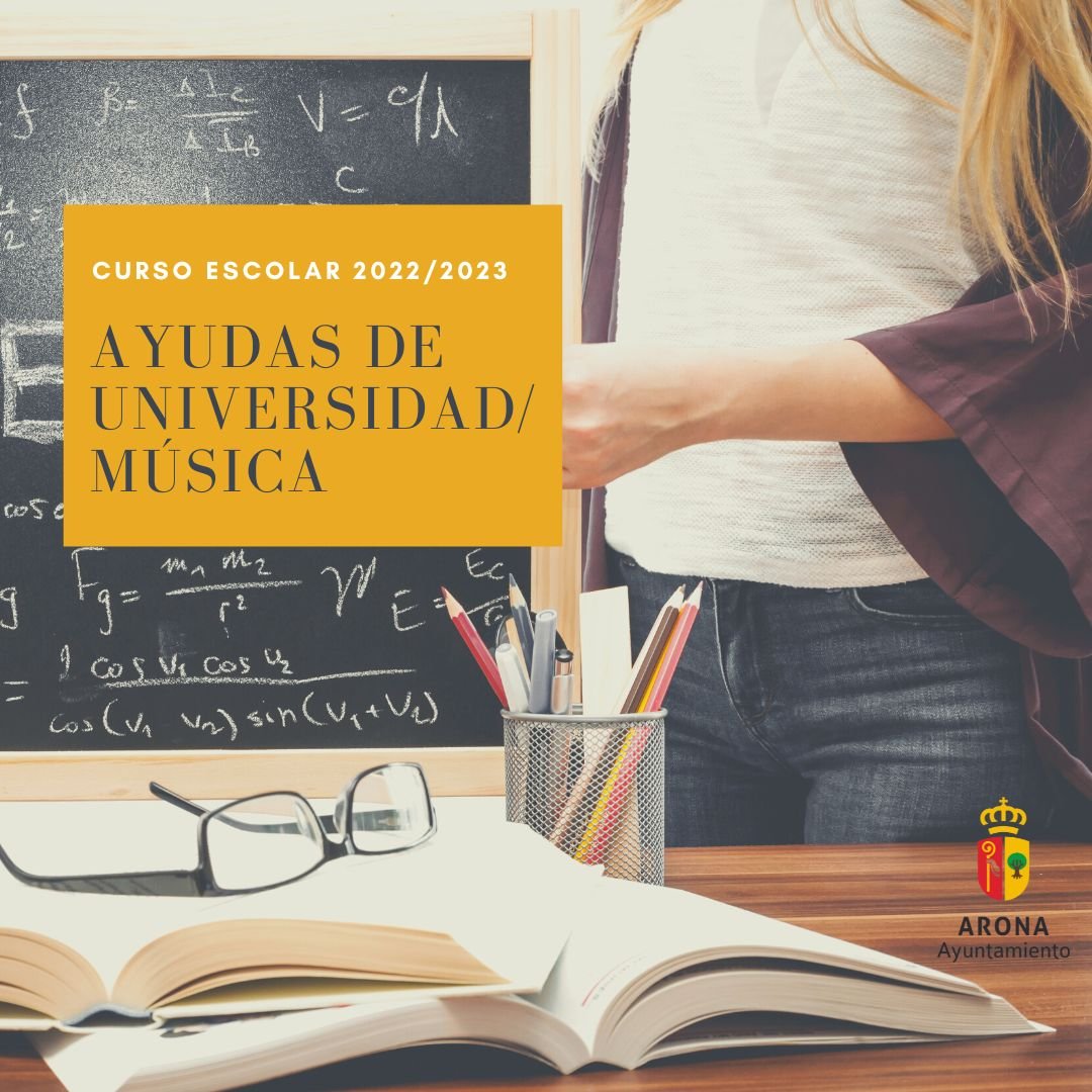 Propuesta de Adjudicación Provisional de Ayudas de Universidad/Música Curso 2022/2023 en Arona