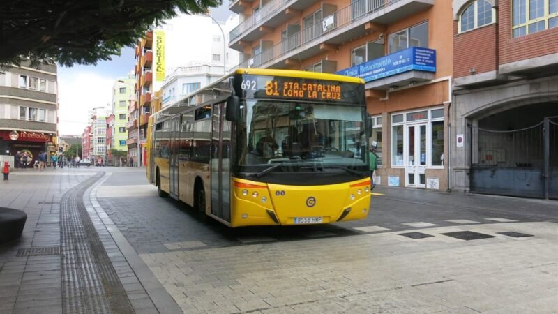 Reducción de lanzamientos de huevos contra guaguas en Halloween en Las Palmas de Gran Canaria.