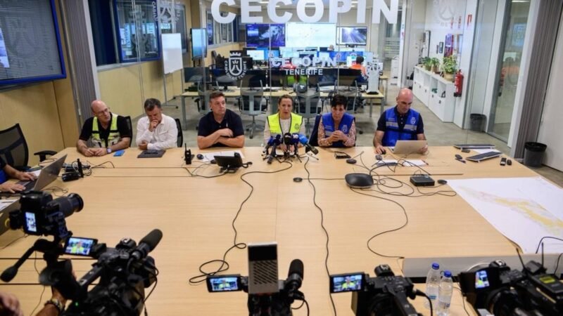Tenerife registra más de una decena de incidencias por paso de borrasca ‘Claudia’