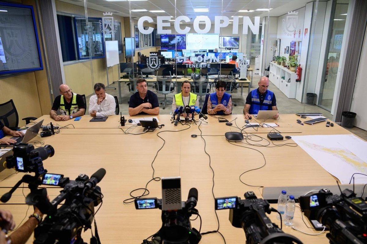 Tenerife registra más de una decena de incidencias por paso de borrasca ‘Claudia’