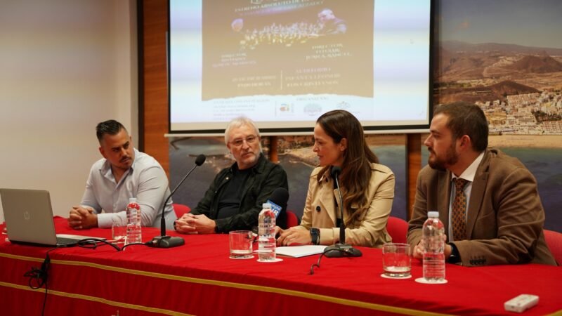 Arona presenta una obra inédita en su concierto gratuito «Ecos de un legado»

El próximo sábado, Arona estrenará mundialmente una obra inédita en su concierto gratuito «Ecos de un legado» en el Auditorio Infanta Leonor. Este concierto conmemora el aniversario del Área de Música y la Banda de Música de Arona, fusionando tradición, memoria e innovación con un estreno absoluto vinculado a la identidad del municipio.

El evento, considerado una de las citas culturales más relevantes del año en Arona, celebrará décadas de trabajo formativo y artístico de la Escuela Municipal de Música y Danza de Arona y el área de Música. Además, proyectará el futuro musical del municipio con una propuesta de alto nivel artístico y profundo valor identitario.

Destacando el estreno absoluto de la obra inédita «Ichasagua: The Last Alzado of Achinech», inspirada en la historia y raíces de la isla, el concierto promete emocionar y celebrar el legado cultural de Arona. Esta pieza, creada específicamente para la Banda de Música de Arona, representa el compromiso de la ciudad con la generación de patrimonio cultural propio y la promoción de su identidad local a través de la música.

Con la unión entre tradición, memoria e innovación, el concierto «Ecos de un legado» reflejará la evolución artística de la Banda de Música de Arona y su importancia como referente cultural. Será una noche de emoción, excelencia artística y un profundo sentimiento de pertenencia, reafirmando el compromiso de Arona con la cultura, la música y la identidad local.