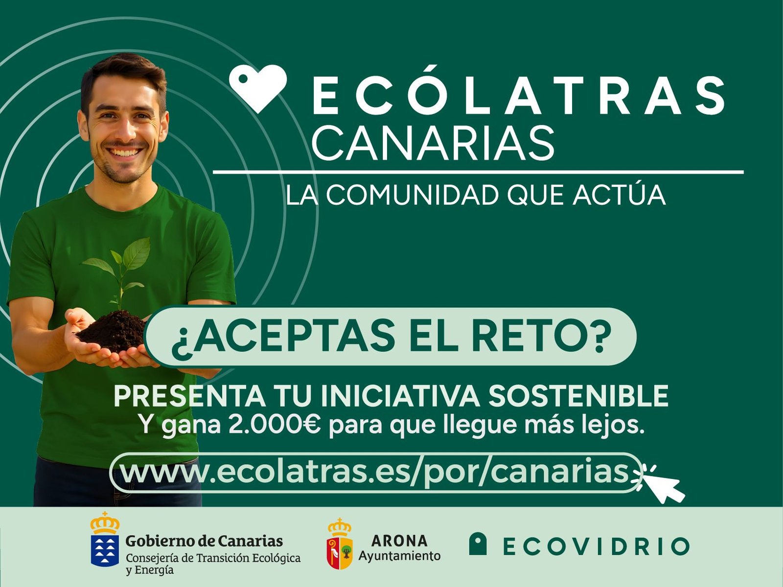 Arona se une a la campaña “Ecólatras Canarias” para promover iniciativas sostenibles en el municipio.