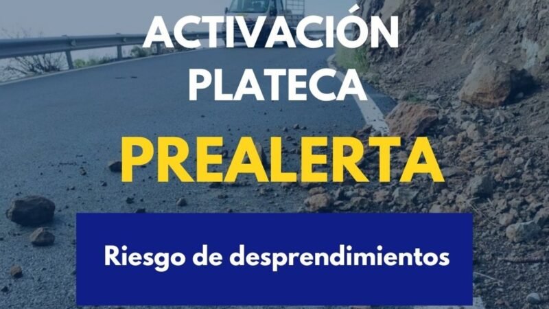 Canarias mantiene prealerta por desprendimientos en islas occidentales y Gran Canaria