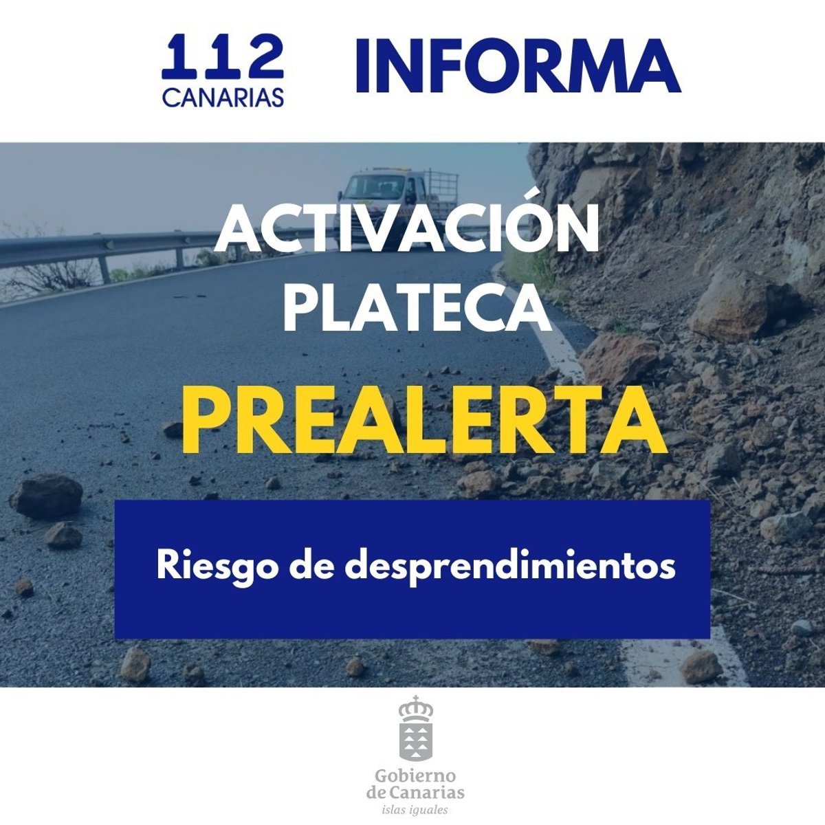 Canarias mantiene prealerta por desprendimientos en islas occidentales y Gran Canaria