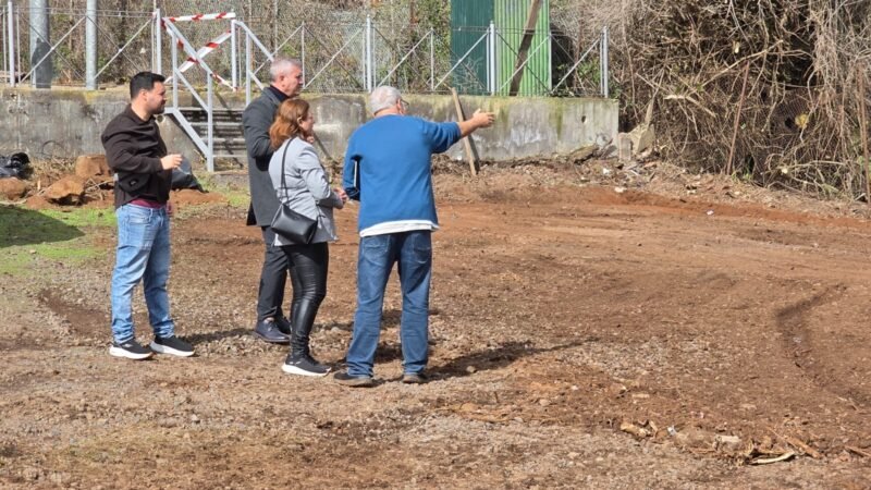 Comienzan obras del parque infantil de Los Baldíos en La Laguna