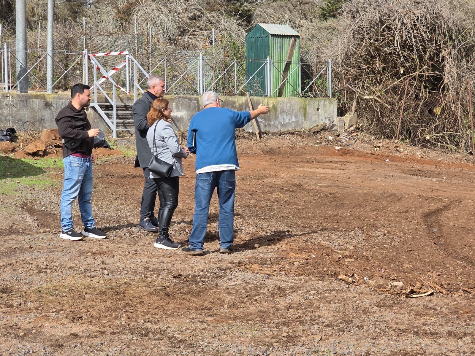 Comienzan obras del parque infantil de Los Baldíos en La Laguna