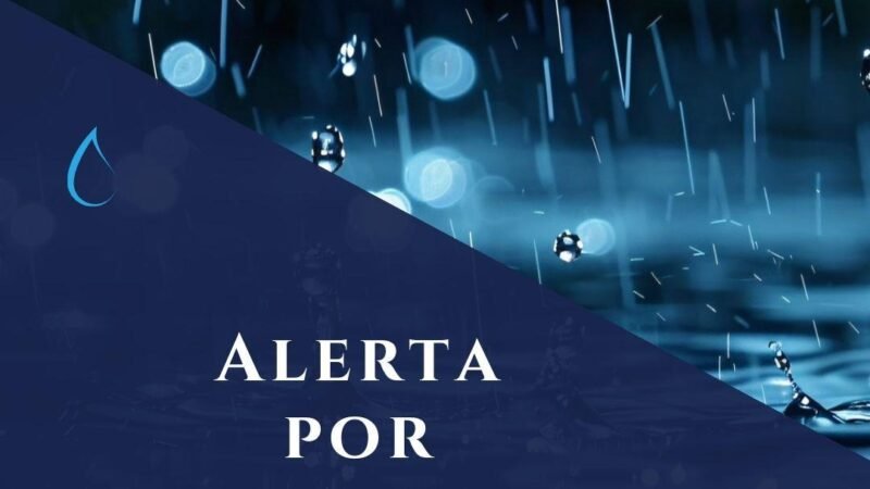 Declaración de Alerta por Lluvias en Canarias