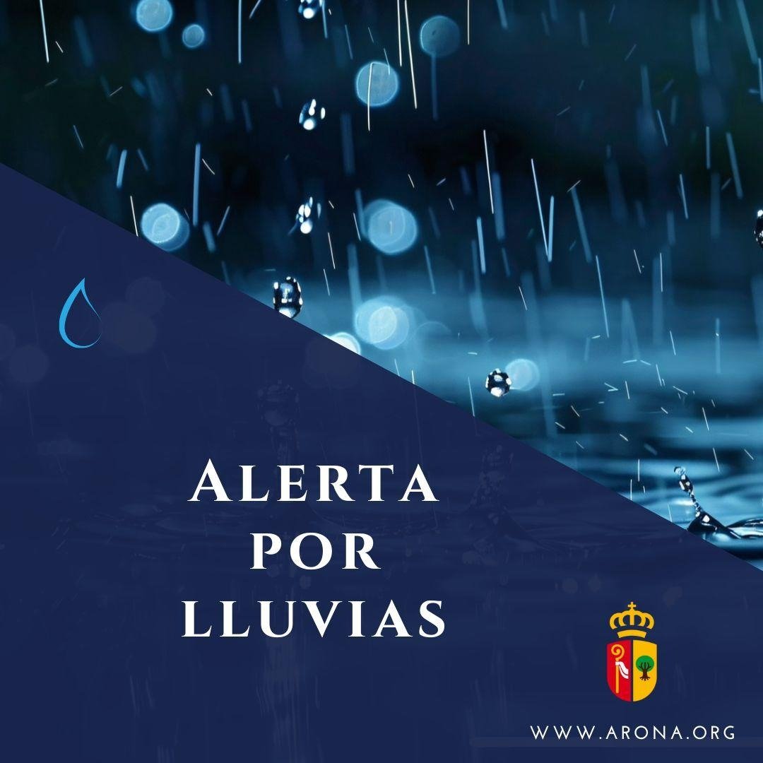 Declaración de Alerta por Lluvias en Canarias