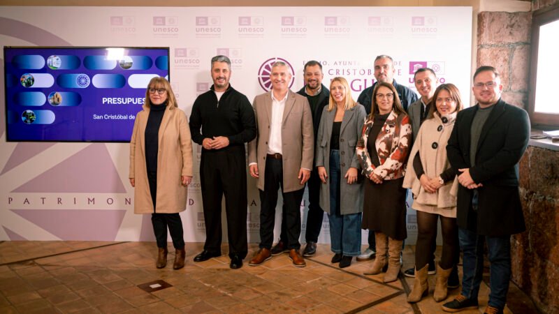 El presupuesto del Ayuntamiento de La Laguna aumenta un 4% y alcanza los 218,6 millones de euros