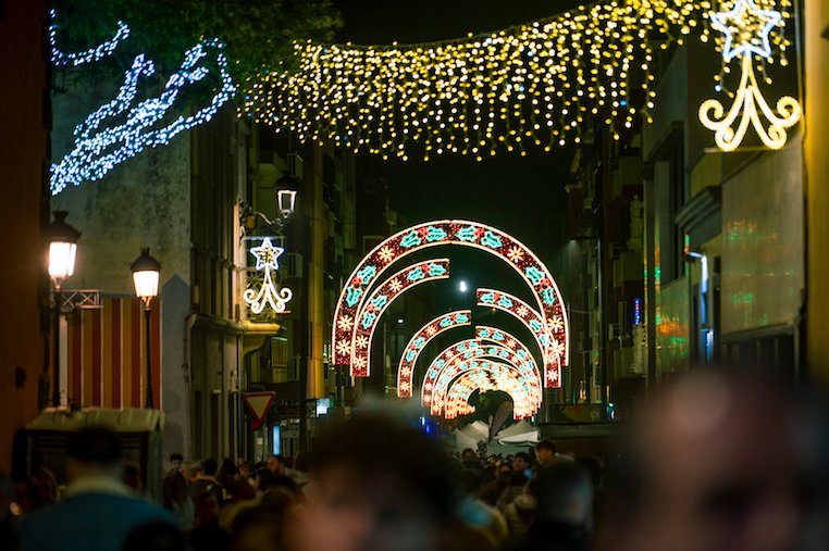 Éxito del juego interactivo ‘Luces de La Laguna’ en Navidad.