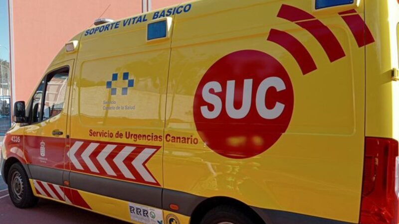 Hombre en estado crítico por quemaduras en incendio en Gran Canaria