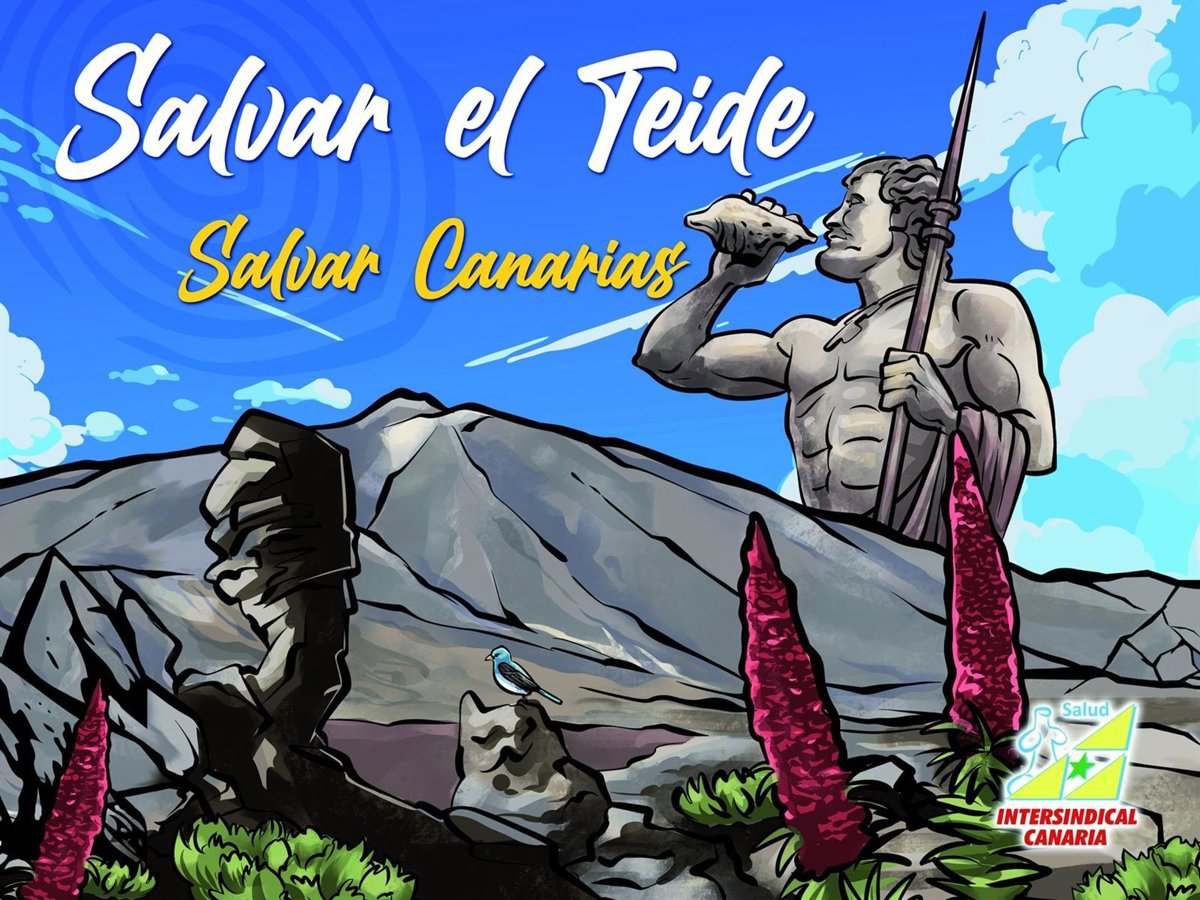 Intersindical Canaria lanza campaña para proteger el Parque Nacional del Teide