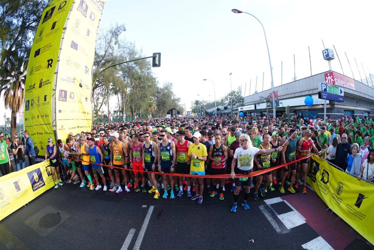 La San Silvestre Las Palmas de Gran Canaria logra su objetivo con 10.001 inscritos