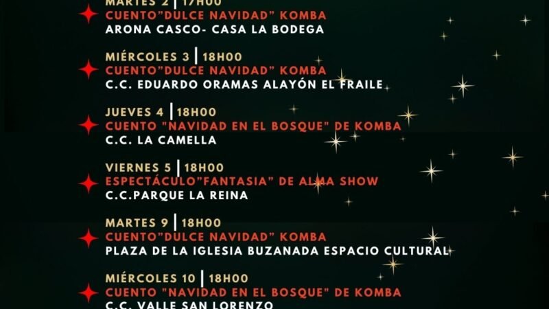 La cultura de Arona brilla en diciembre con una Navidad mágica.