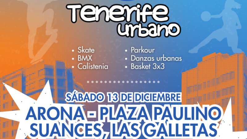 Las Galletas acoge el programa Tenerife Urbano para promover el deporte entre jóvenes