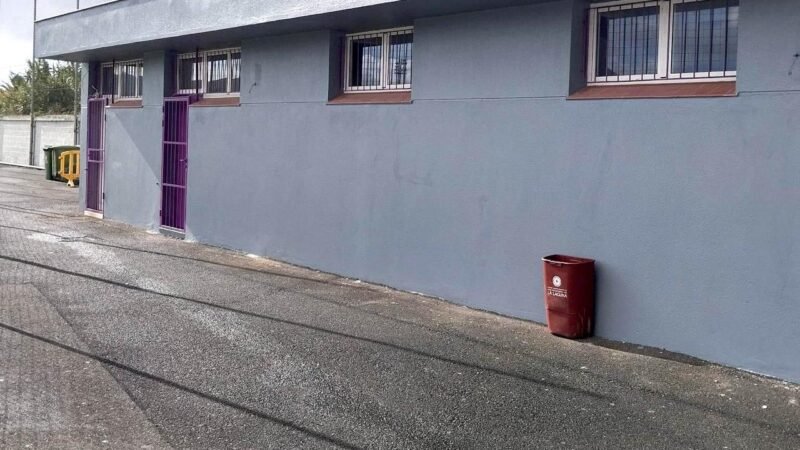Mejora de los vestuarios del Anexo del Francisco Peraza por el Ayuntamiento de La Laguna