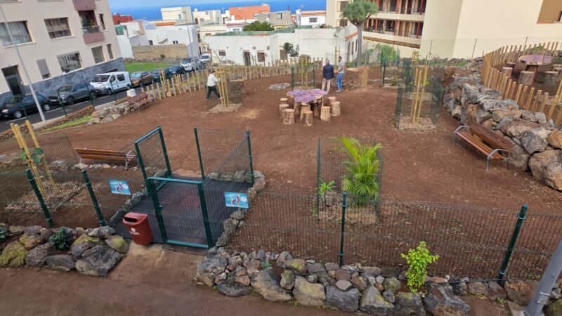 Reapertura del parque canino de Tejina tras reforma integral