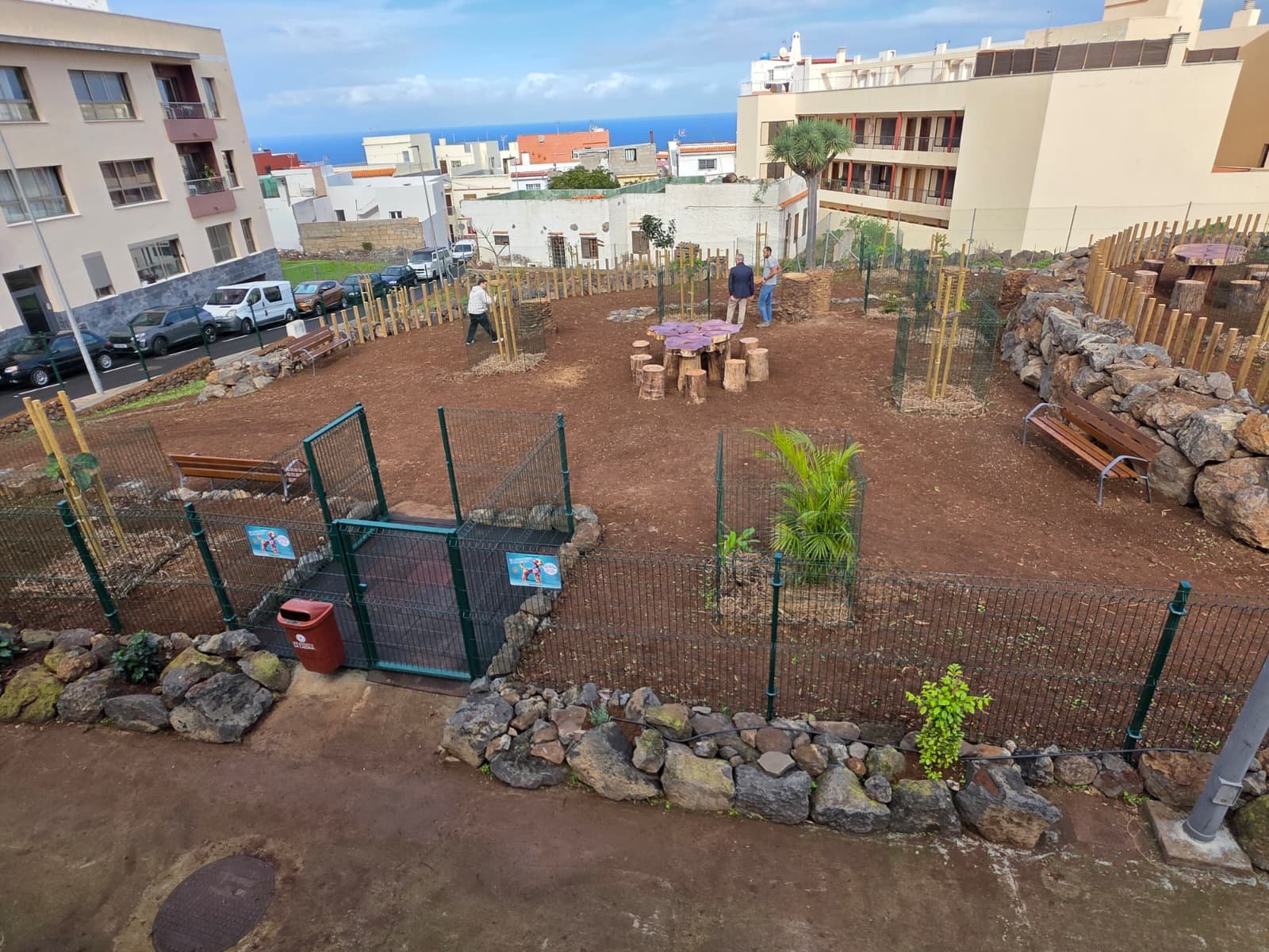 Reapertura del parque canino de Tejina tras reforma integral