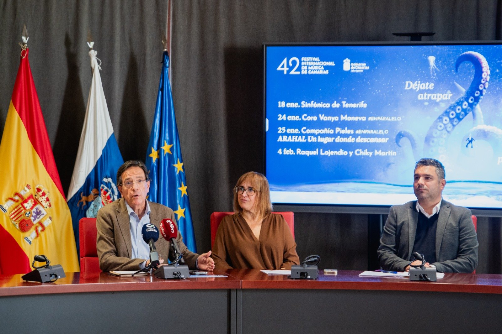 Sinfónica de Tenerife y mandolina en Festival de Música de Canarias en La Gomera.
