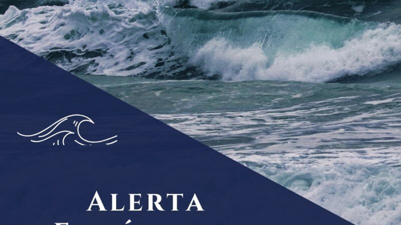 Actualización de Alerta por Fenómenos Costeros en Canarias.