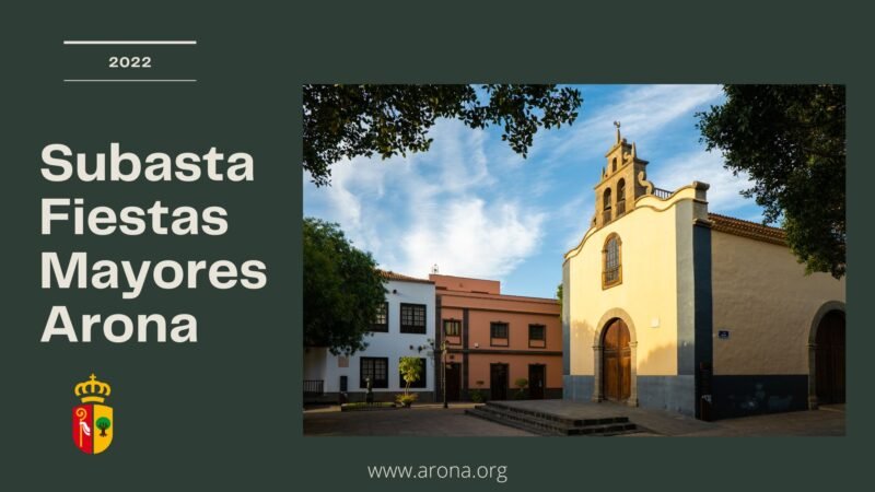 Apertura de la Subasta de Puestos para Fiestas Mayores de Arona 2022
