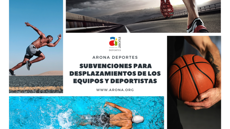 Arona deportes abre plazo para Subvenciones de Desplazamientos