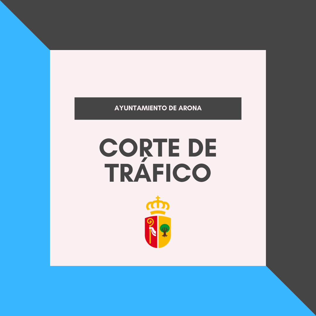 Aviso de cortes de tráfico en Arona Casco por pintura vial