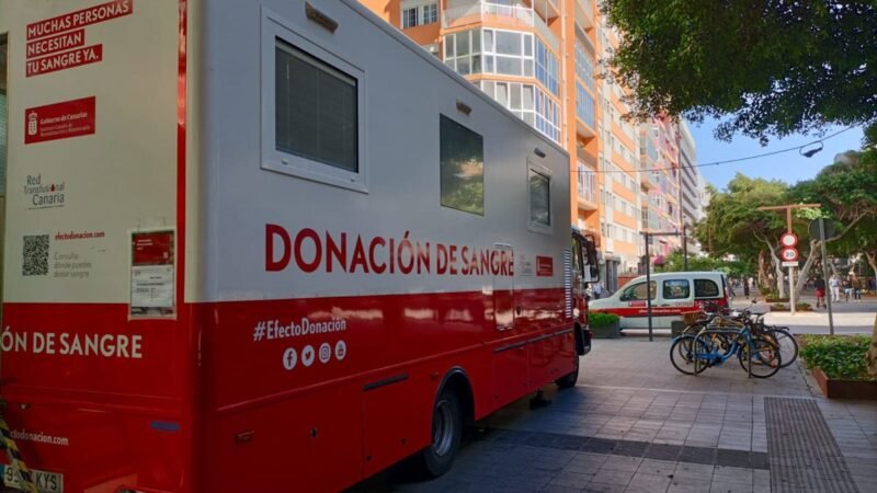 Campañas extraordinarias de donación de sangre activadas en Canarias esta semana.