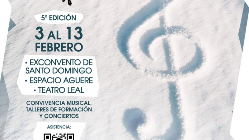 Celebración del quinto Winter Music Fest en La Laguna