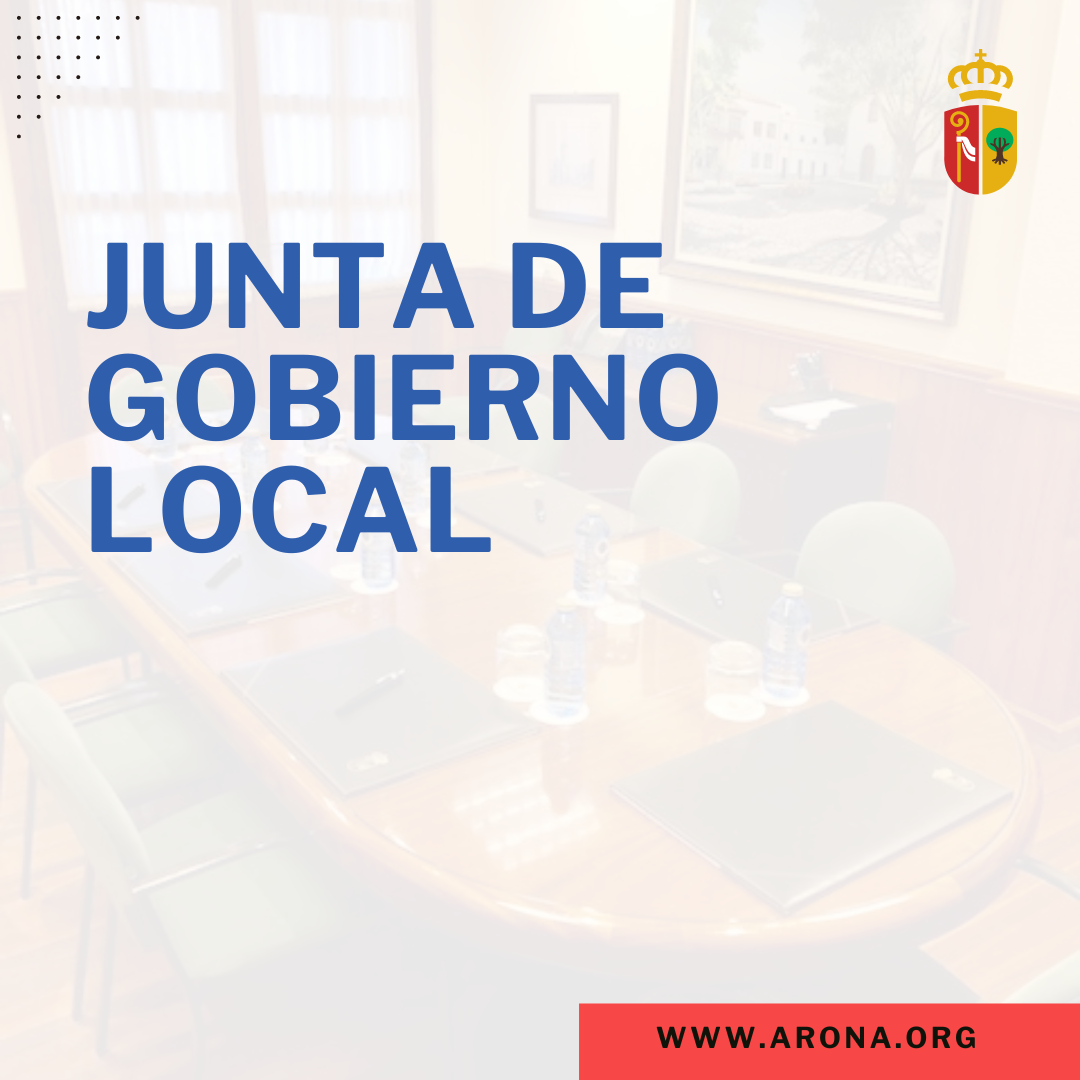 Convocatoria Ordinaria de la Junta de Gobierno Local el 13 de enero de 2026