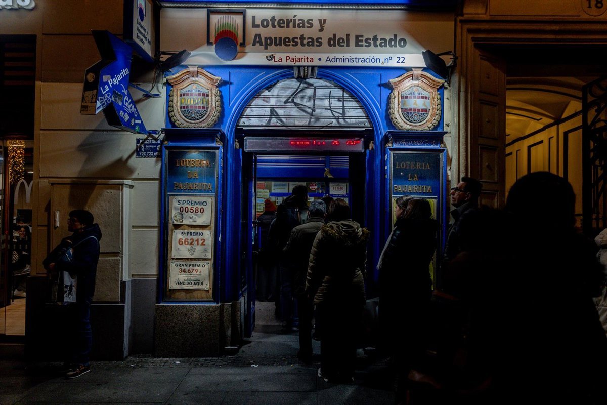 El 6.703, primer premio de la Lotería ‘El Niño’ 2026, cae en Canarias.