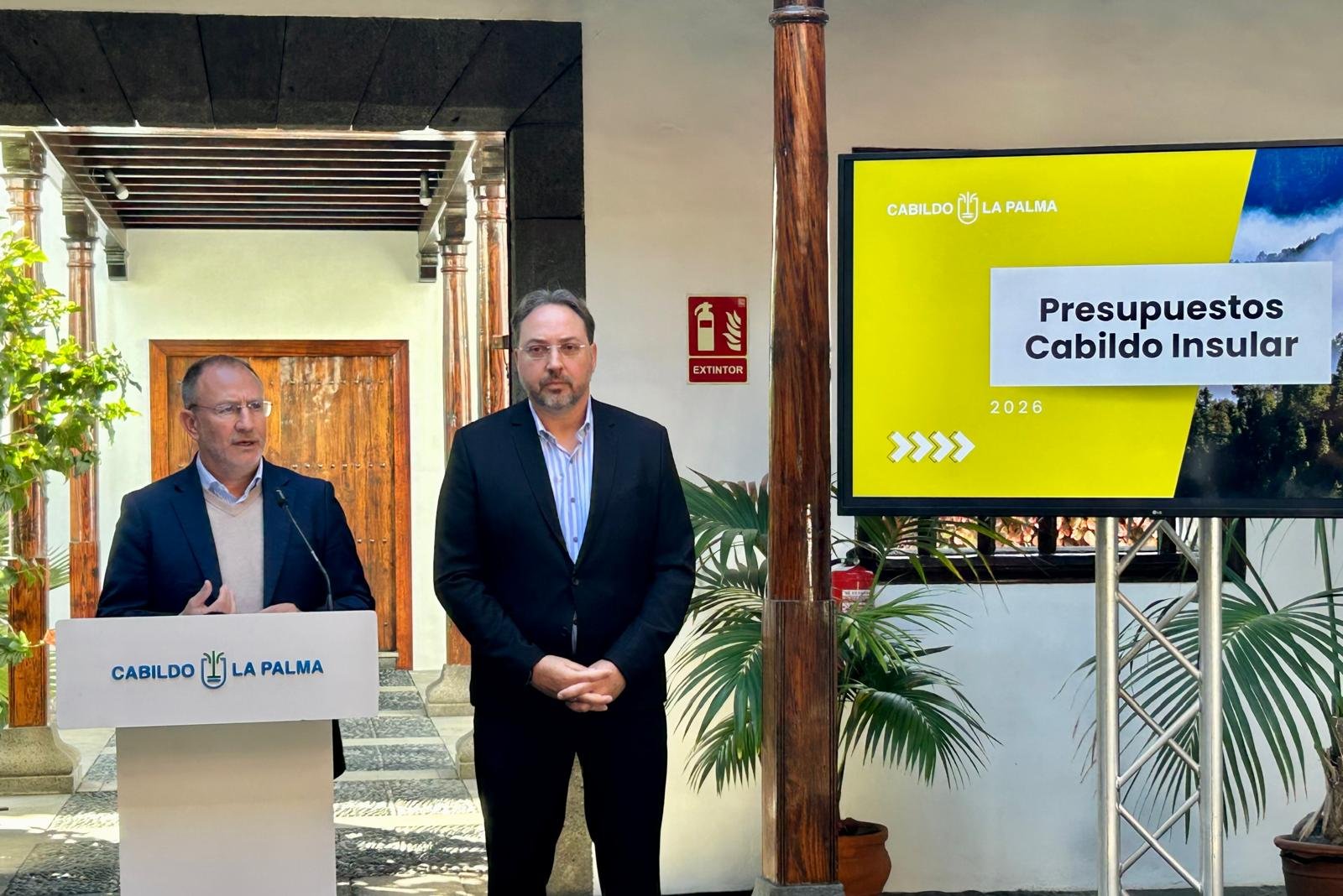El Cabildo de La Palma presenta presupuesto de 223,3 millones para 2026.