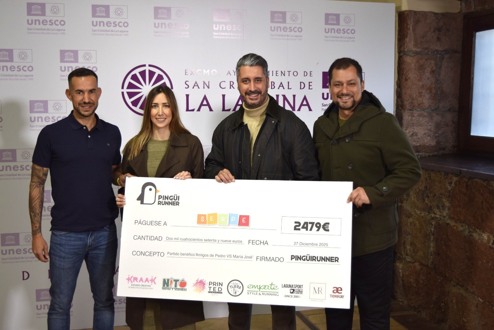 La Laguna se solidariza con la recaudación de fondos para la Sociedad Española de Reumatología Pediátrica