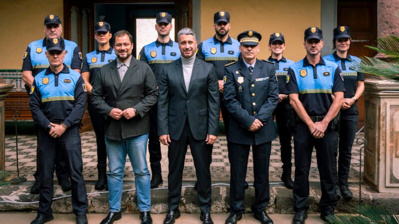 La Policía Local de La Laguna incorpora cinco nuevos agentes como funcionarios de carrera