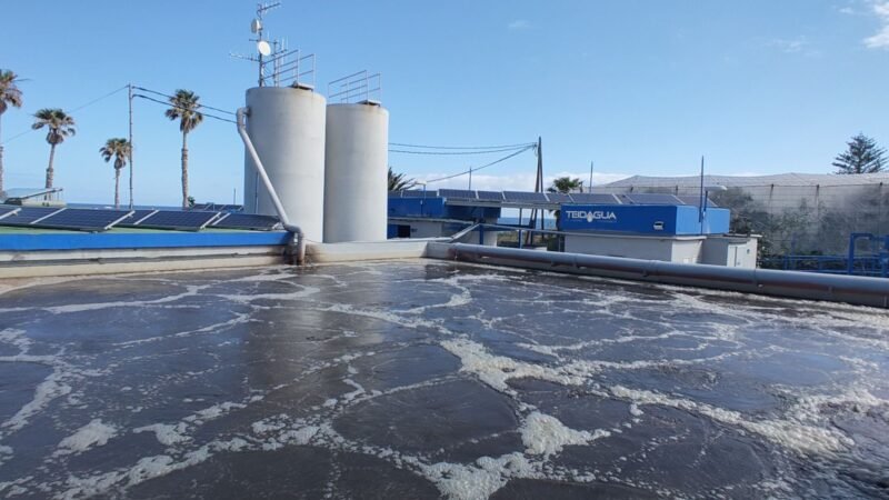 Mejora en depuradora de Punta del Hidalgo con técnica innovadora