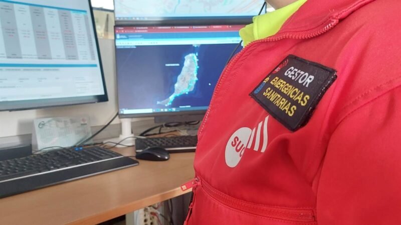 Motorista herido al salirse de la vía y caer por un barranco en Pájara (Fuerteventura)