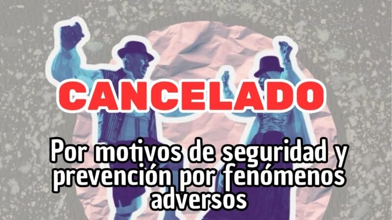 Se cancela el Folk Fest Arona previsto para hoy 2 de enero por motivos de prevención y seguridad ante la situación meteorológica.