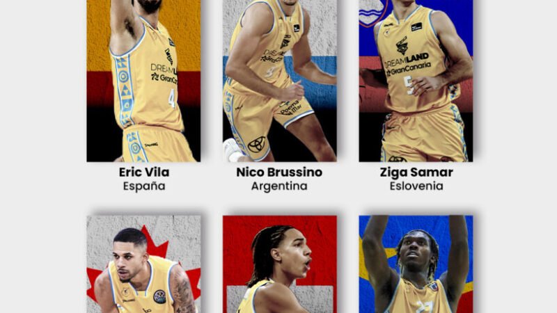 Seis jugadores del Dreamland Gran Canaria en ventanas FIBA