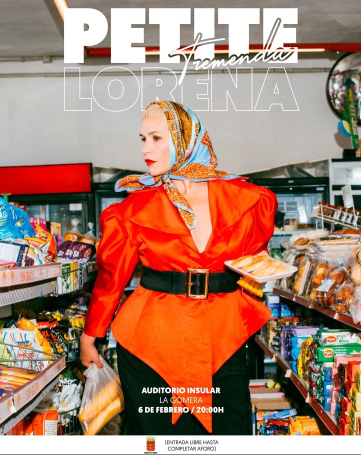 Actuación de Petite Lorena en el Auditorio Insular de La Gomera