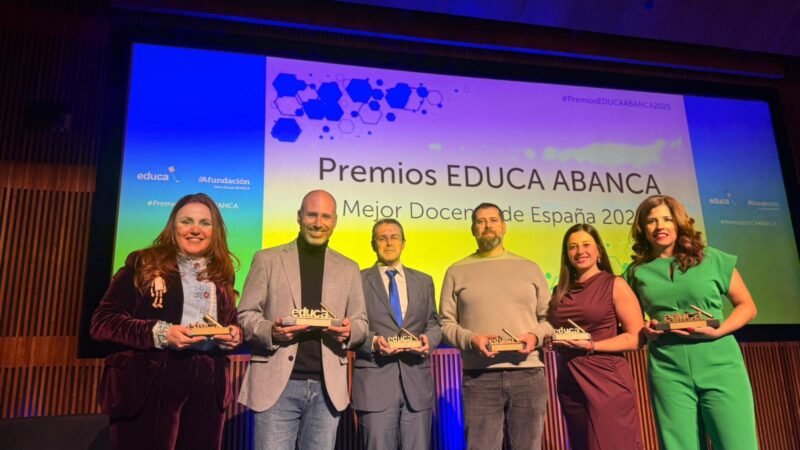 Docente canario Ricardo Acosta Alonso galardonado con Premio EDUCA ABANCA 2025.