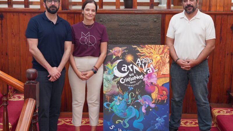 El Carnaval Internacional de Los Cristianos presenta su cartel oficial para el 2026