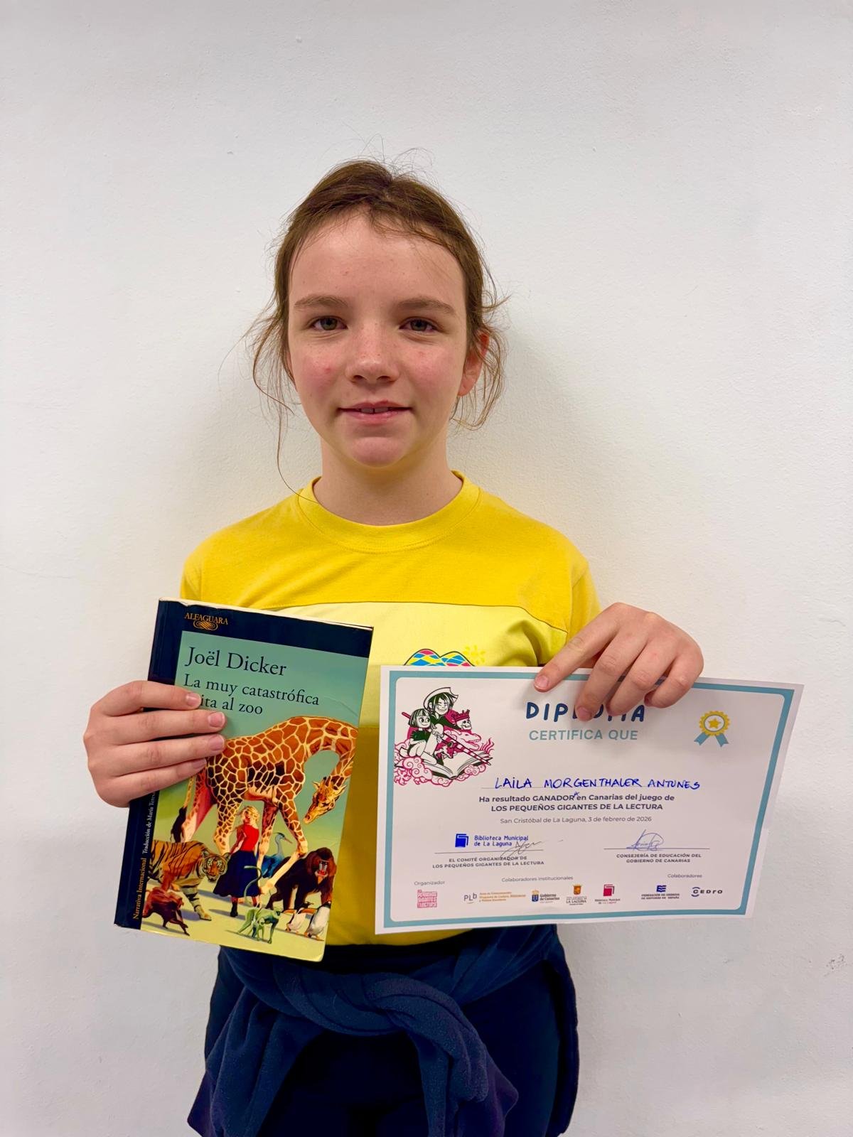 Laila Morgenthaler representará a Canarias en concurso nacional de lectura