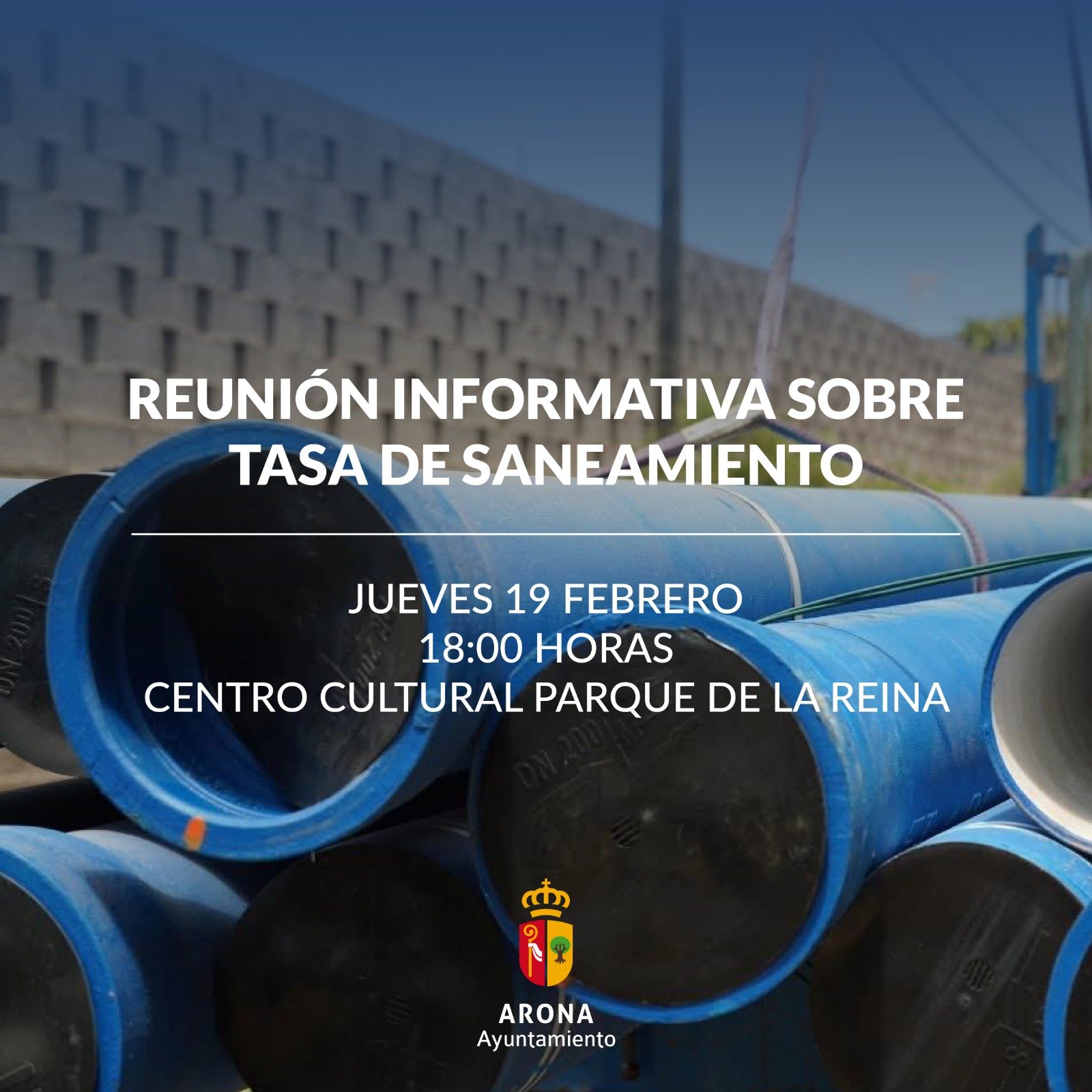 Reunión informativa sobre tasa de saneamiento en Cho Parque de La Reina