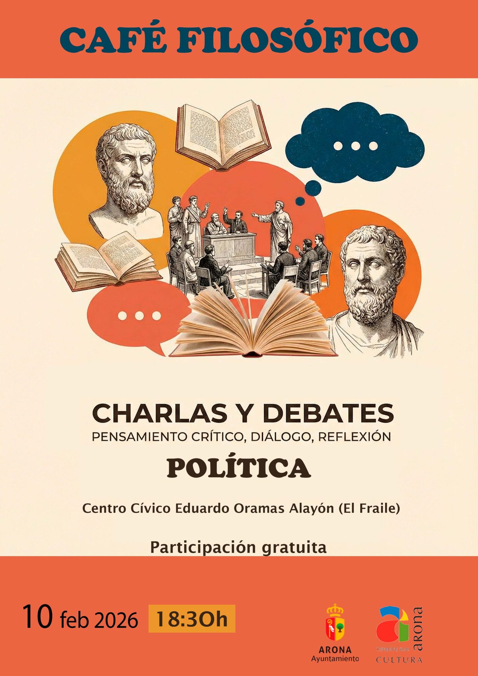 Semana cultural en Arona: música, arte, gastronomía y pensamiento crítico.
